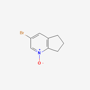 3-Bromo-6,7-dihydro-5H-cyclopenta[b]pyridine 1-oxide