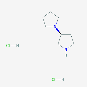 molecular formula C8H18Cl2N2 B3021574 (S)-1,3'-Bipyrrolidine dihydrochloride CAS No. 956605-97-3