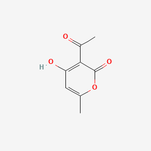 molecular formula C8H8O4 B3021576 3-Acetyl-4-hydroxy-6-methyl-2H-pyran-2-one CAS No. 771-03-9