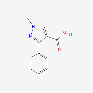 1-Methyl-3-phenyl-1H-pyrazole-4-carboxylic acid