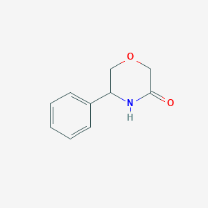 molecular formula C10H11NO2 B3021580 5-Phenylmorpholin-3-one CAS No. 1260672-03-4