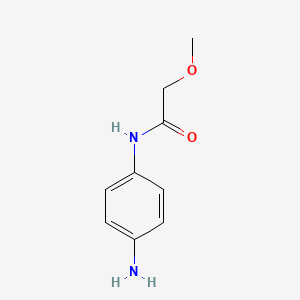 molecular formula C9H13ClN2O2 B3021585 N-(4-aminophenyl)-2-methoxyacetamide CAS No. 203739-06-4