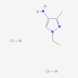 1-ethyl-3-methyl-1H-pyrazol-4-amine dihydrochloride