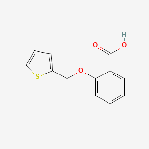 molecular formula C12H10O3S B3021645 2-(Thiophen-2-ylmethoxy)benzoic acid CAS No. 67443-52-1
