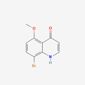 molecular formula C10H8BrNO2 B3021657 8-Bromo-5-methoxyquinolin-4-ol CAS No. 643069-40-3