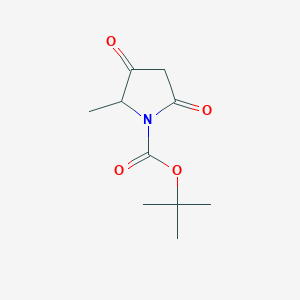 molecular formula C10H15NO4 B3021661 N-Boc-5-methylpyrrolidine-2,4-dione CAS No. 1450828-51-9