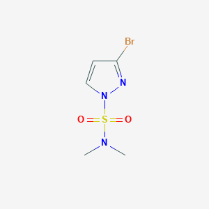 molecular formula C5H8BrN3O2S B3021679 3-Bromo-1-(dimethylsulfamoyl)pyrazole CAS No. 500011-84-7