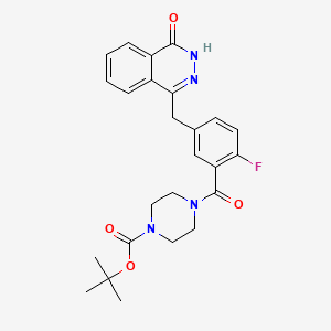 tert-Butyl 4-(2-fluoro-5-((4-oxo-3,4-dihydrophthalazin-1-yl)methyl)benzoyl)piperazine-1-carboxylate