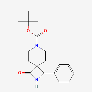 Tert-butyl 1-oxo-3-phenyl-2,7-diazaspiro[3.5]nonane-7-carboxylate