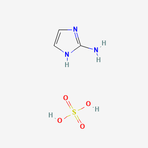 molecular formula C3H7N3O4S B3021727 2-Aminoimidazole sulfate CAS No. 36946-29-9