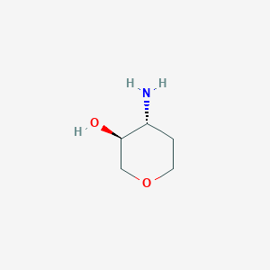 molecular formula C5H11NO2 B3021742 TRANS-4-AMINOTETRAHYDROPYRAN-3-OL CAS No. 1309081-53-5