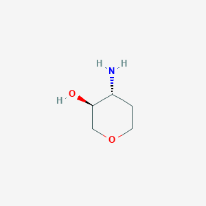 molecular formula C5H11NO2 B3021742 (3S,4R)-4-Aminotetrahydro-2H-pyran-3-ol CAS No. 1309081-53-5