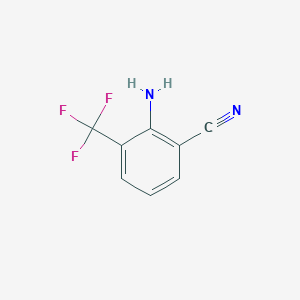 molecular formula C8H5F3N2 B3021743 2-氨基-3-三氟甲基苯甲腈 CAS No. 58458-14-3