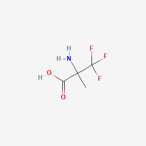molecular formula C4H6F3NO2 B3021746 2-氨基-3,3,3-三氟-2-甲基丙酸 CAS No. 422-23-1