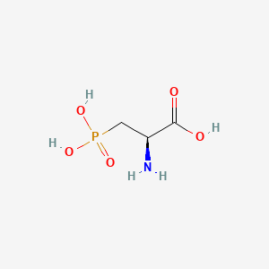 molecular formula C3H8NO5P B3021755 D-2-Amino-3-phosphono-propionic acid CAS No. 23052-80-4