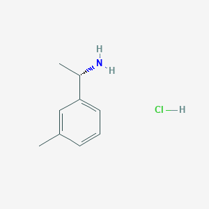 molecular formula C9H14ClN B3021759 (S)-1-m-Tolylethanamine hydrochloride CAS No. 1630984-18-7