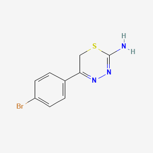 5-(4-bromophenyl)-6H-1,3,4-thiadiazin-2-amine