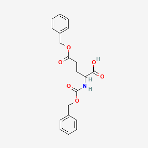 5-Oxo-5-phenylmethoxy-2-(phenylmethoxycarbonylamino)pentanoic acid