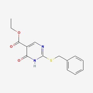 ethyl 2-benzylsulfanyl-6-oxo-1H-pyrimidine-5-carboxylate