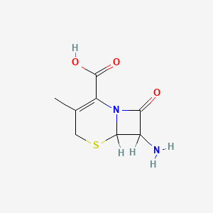 molecular formula C8H10N2O3S B3021819 7-Amino-3-methyl-8-oxo-5-thia-1-azabicyclo[4.2.0]oct-2-ene-2-carboxylic acid CAS No. 26395-99-3