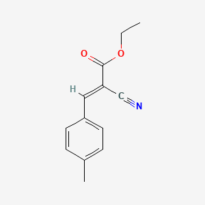 molecular formula C13H13NO2 B3021832 Ethyl 2-cyano-3-(4-methylphenyl)acrylate CAS No. 2017-88-1