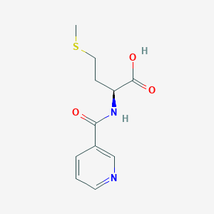 Methionine, N-(3-pyridinylcarbonyl)-