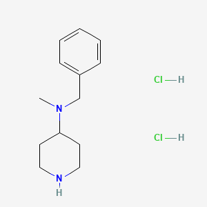 molecular formula C13H21ClN2 B3021887 N-benzyl-N-methylpiperidin-4-amine dihydrochloride CAS No. 871112-85-5
