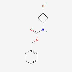 molecular formula C12H15NO3 B3021938 cis-Benzyl 3-hydroxycyclobutylcarbamate CAS No. 937376-05-1