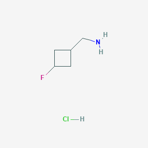 molecular formula C5H11ClFN B3021966 trans-(3-Fluorocyclobutyl)methamine hydrochloride CAS No. 1334493-19-4