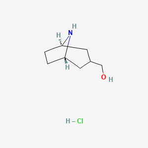 molecular formula C8H16ClNO B3021998 endo-8-Azabicyclo[3.2.1]octane-3-methanol hydrochloride CAS No. 1389264-20-3