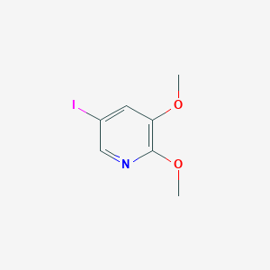 molecular formula C7H8INO2 B3022012 5-Iodo-2,3-dimethoxypyridine CAS No. 1357252-38-0