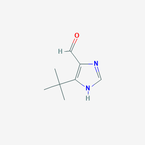 molecular formula C8H12N2O B3022032 5-tert-Butyl-1H-imidazole-4-carbaldehyde CAS No. 714273-83-3