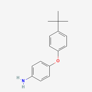 molecular formula C16H19NO B3022048 4-(4-Tert-butylphenoxy)aniline CAS No. 56705-89-6