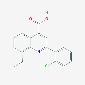 2-(2-Chlorophenyl)-8-ethylquinoline-4-carboxylic acid
