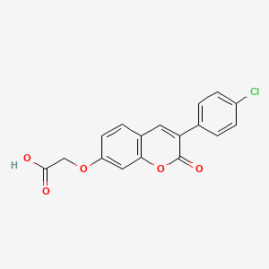 {[3-(4-chlorophenyl)-2-oxo-2H-chromen-7-yl]oxy}acetic acid