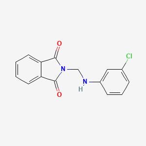 molecular formula C15H11ClN2O2 B3022086 2-{[(3-chlorophenyl)amino]methyl}-1H-isoindole-1,3(2H)-dione CAS No. 57154-20-8
