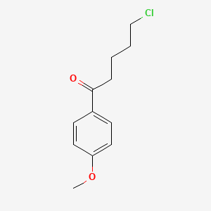 molecular formula C12H15ClO2 B3022094 5-Chloro-1-(4-methoxyphenyl)-1-oxopentane CAS No. 949-06-4