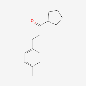 Cyclopentyl 2-(4-methylphenyl)ethyl ketone