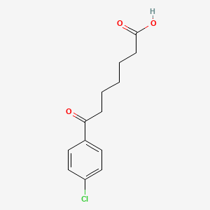 molecular formula C13H15ClO3 B3022097 7-(4-Chlorophenyl)-7-oxoheptanoic acid CAS No. 35333-20-1
