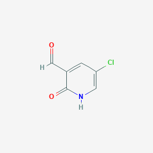 molecular formula C6H4ClNO2 B3022118 5-Chloro-2-oxo-1,2-dihydropyridine-3-carbaldehyde CAS No. 614732-03-5