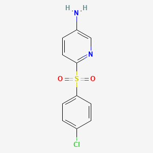 6-[(4-Chlorophenyl)sulfonyl]-3-pyridinylamine