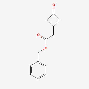 molecular formula C13H14O3 B3022152 Benzyl 2-(3-oxocyclobutyl)acetate CAS No. 1823317-05-0