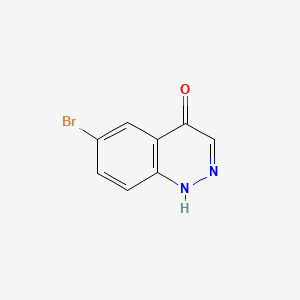 molecular formula C8H5BrN2O B3022159 6-Bromocinnolin-4-ol CAS No. 552330-87-7