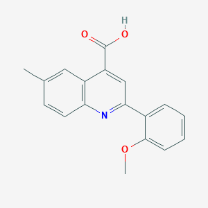 2-(2-Methoxyphenyl)-6-methylquinoline-4-carboxylic acid