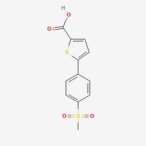 molecular formula C12H10O4S2 B3022186 5-(4-Methanesulfonyl-phenyl)-thiophene-2-carboxylic acid CAS No. 893733-36-3