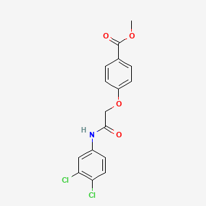 Methyl 4-{2-[(3,4-dichlorophenyl)amino]-2-oxoethoxy}benzoate