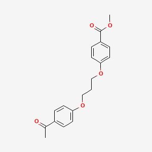molecular formula C19H20O5 B3022243 Methyl 4-(3-(4-acetylphenoxy)propoxy)benzoate CAS No. 937602-04-5