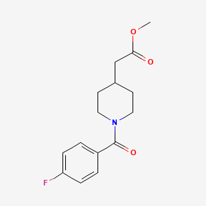 Methyl [1-(4-fluorobenzoyl)piperidin-4-yl]acetate
