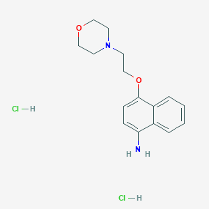 4-(2-Morpholinoethoxy)naphthalen-1-amine dihydrochloride