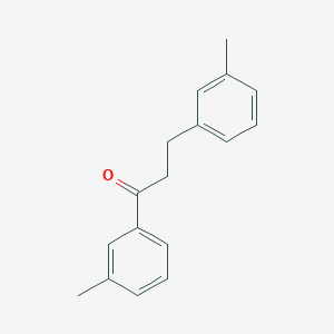 molecular formula C17H18O B3022283 3'-Methyl-3-(3-methylphenyl)propiophenone CAS No. 898790-33-5